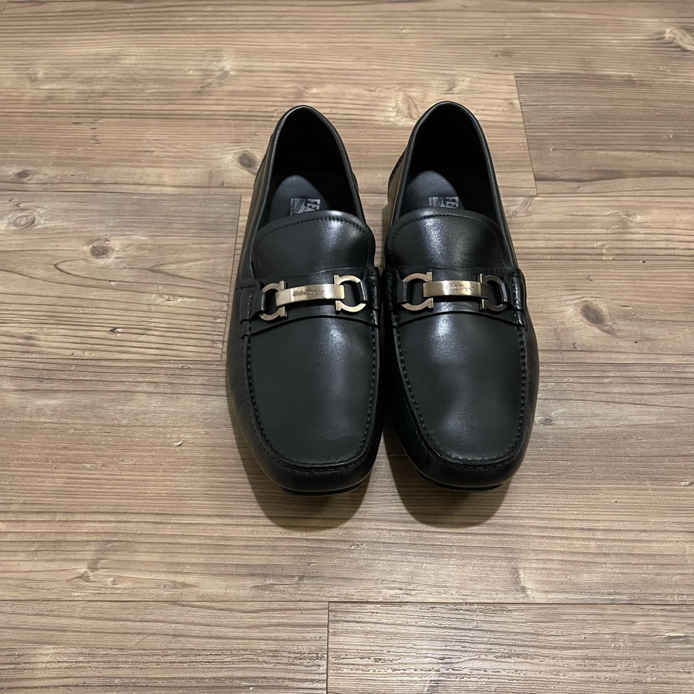SOLD - Salvatore Ferragamo Black Loafers - NEW